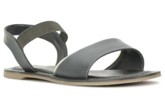 Bata 5617 Christie Sandal E 24 Dark Green Sandals For Women|family outings|cushioning|adjustable straps|keep feet cool and dry| Size- 8