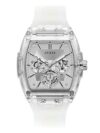 GUESS Tonneau 42mm Silver Dial Analog Men Watch – GW0203G1