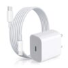 UNIGEN® 20W PD 3.0 Fast Charger Adapter Compatible with iPhone 16/15/15 Plus/15 Pro/15 Pro Max & Other Type C Devices with 1 Metre Type C to C Data Cable (Adapter+Cable)
