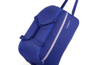 Lavie Sport Lino M Large Size 63 cms Duffle Wheeler Bag | 2 Wheel Duffle Bag | Duffle Bag with Adjustable Handle