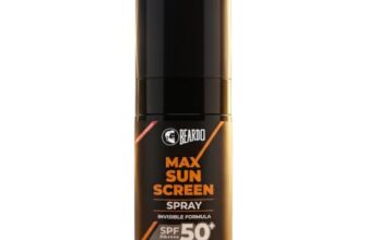 Beardo Max Sunscreen Spray SPF 50+ for Men | Invisible Formula | No White Cast | Lightweight & Non-Sticky Sun Protection | Easy Spray Application