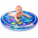 KERIOZE Baby Inflatable Tummy Time Water Play Mat 65x65cm