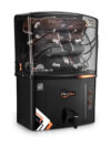 Aqua Frisch H2O | Needs No Service For 2 Years| 15 L RO + UV + Copper + Alkaline + Minerals Water Purifier(Black)