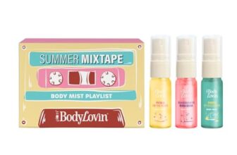 Plum BodyLovin’ Summer Mixtape Body Mist Playlist Trio | Playful Summer Body Mists With Fresh, Fruity & Floral Notes | Long-Lasting Everyday Fragrance Set | 5ml Body Mists – Set of 3
