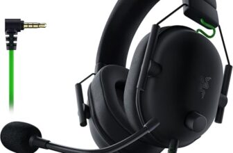 Razer BlackShark V2 X Smartchoice Wired Gaming Headset with Mic, 7.1 Surround Sound, 50mm Drivers, Memory Foam Cushions, Multi-Platform (PC/PS/Xbox/Switch/Mobile), 3.5mm Jack_Black