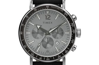 TIMEX Waterbury Standard Analog Watch for man with Silver Tone Round Dial & Black Plastic Strap Band Water Resistant Men’s Wrist Watches – TW2W47400UJ