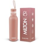 Milton New Smarty 900 thermosteel Water Bottle 730 ml, 24 Hr Hot and Cold I Leak Proof Lid, ISI Certified I Vacuum Insulated I for Office, Gym, School | Beige
