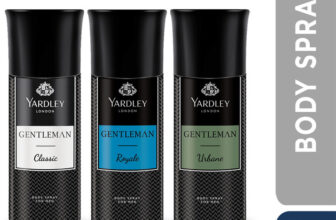 Yardley London Gentleman Deo Tripack – Classic, Urbane, and Royale-Masculine Fragrance Body Deodorant Spray  –  For Men(450 ml, Pack of 3)