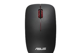 ASUS WT300 Wireless Ergonomic USB Mouse, Ambidextrous Design, Up to 1600 Dpi, Compact & Lighweight Mouse,2.4GHz Nano Dongle, Up to 15 Months of Battery Life – Black