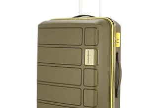 Kamiliant by American Tourister Harrier Zing|Trolley Bag Check-in Medium Size (68 cms) for Travel| Hard Case Polypropylene (PP) Suitcase|360° 8-Wheel Spinner Luggage|Combination Lock|Military Olive
