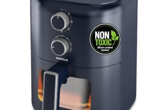 Havells Prolife Brio Air Fryer 4.2 L| Aero Crisp Technology for Air Circulation| See Through Window| Non-Stick Silicon Coated Basket| Adjustable Temperature and Time| 2Yr Door Step Warranty by Havells