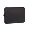 RivaCase Suzuka 7704 Laptop Sleeve 13.3-inch Protective Sleek, Slim-line and Elegant Sleeve Water-Resistant Material for Urban Professionals and Students FITS MacBook PRO 14 Black