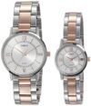 TIMEX Classics Analog Watch for Unisex with Silver-Tone Round Dial & Two Tone Stainless Steel Bracelet Band Water Resistant Unisex Wrist Watches – TW00PR213