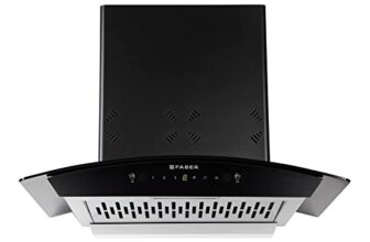 Faber60cm 6 way Silent Suction,1250m3/hr, Autoclean Chimney, 12Yr Warranty on Motor(2Yr Comprehensive) Autoclean Alarm(HOOD EVEREST 3D IN HC SC FL LG 60||Filterless||Touch&Gesture Control||Light Grey)
