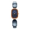 Titan Raga Ceramics Quartz Analog Midnight Blue Dial Two Toned Blue Ceramic & Rose Gold Stainless Steel Strap Watch for Women – NS95147KD01