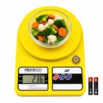 ANT AEKS100 Electronic Kitchen Scale, Yellow | Digital Food Weighing Scale | 10kg Capacity | High Precision Sensor | LCD Display | Tare Function | Multi-Unit (g/oz) | 40 Months Warranty |Yellow|