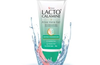 Lacto Calamine Aloe Vera Gel For Face | 150g | Moisturizer For Face With 99% Pure Natural AloeVera, Vitamin E & Glycerin For Hydrating Skin, Body & Hair | No Parabens, No Sulphates