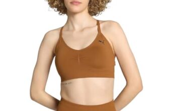 PUMA Women, MOVE SHAPELUXE SEAMLESS BRA, Teak, L, (52436281)