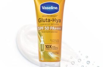 Vaseline Gluta Hya – Antioxidant SPF 50 PA+++ Sunscreen for Face & Body All | Glutathione & Hyaluronic Acid infused Sunscreen 175 ML