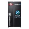 Samsung 653 L, 3 Star, Frost Free, Double Door, Convertible 5-in-1 Digital Inverter, Side By Side AI Enabled Smart Refrigerator with WiFi (RS76CG8003B1HL, Black Matte/Black DOI)