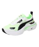 Puma Womens Kosmo Rider WNS Puma White-Fizzy Lime Sneaker – 3 UK (38311301)