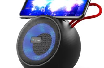 Blaupunkt Live Portable Pocket Friendly Bluetooth Speaker I Deep Bass I Built-in Mobile Stand I TWS Function I Built-in mic for Phone Calls/Work from Home I Outdoor Ready(Black)