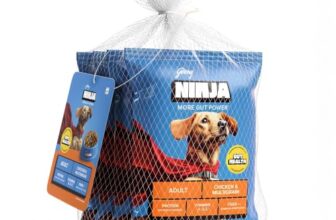 Godrej Ninja Adult Dry Dog Food, Chicken & Multigrain 400g (4x100g Pack)