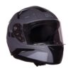Royal Enfield AIR-X 1901 Full Face Helmet | Certification: ISI & DOT | High Impact Grade ABS Shell |Multipore Ventilation System | Aerodynamic Design with Aggressive Styling | Gray (XL) 62CM