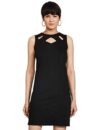 Miss Olive Women’s Body Con Mini Dress (MOS17D09-33-62_Black_Small)
