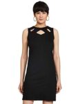 Miss Olive Women’s Body Con Mini Dress (MOS17D09-33-62_Black_Small)