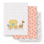 TIDY SLEEP Waterproof Diaper Changing Mat for Newborn Baby | Soft Cotton Top, Foam Cushion & Waterproof TPU Backing | Bed Protector Dry Sheet | Anti-Slip, Machine Washable | 65 x 45 cm