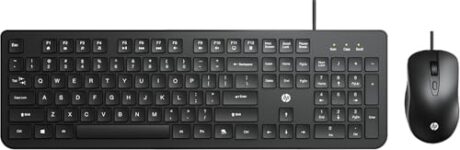 HP KM190 Wired Mouse and Keyboard Combo (AB3D3AA)