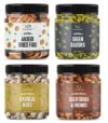 GreenFinity Dry Fruits Combo Pack – 1kg (Almonds, Cashews Nuts, Green Raisins, Anjeer – Each 250g) – All Premium.