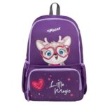 F Gear Little Magic Dark Purple 22 L Backpack|For Primary School|Tuition|College|Picnic Outing Backpack|Trendy & Stylish |Best Bags For Everyday Use For Girls Boys Kids Adults Men & Women|Gifting Bag