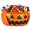 Halloween Candy Bowl Trick or Treat – Spooky Holder Dish for Party Decor