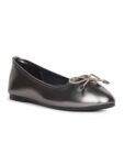 Bata Women’s Ballerina Shoes | Comfortable and Stylish Casual Ballet Flats for Everyday Wear | Lightweight Design | Perfect for Work, Outings, and Daily Use Grey