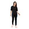 ALISBA Women’s Active Wear Track Suit Set – Sportswear Top & Bottom Set for Women Western for Fitness & Workout Tshirt for Women Gym pants for women workout combo Track Suit, Yoga, Running (Pack of 2)