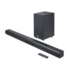 JBL Cinema SB590 Deep Bass, Dolby Atmos Soundbar with Wireless Subwoofer for Extra Deep Bass, 3.1 Channel, Center channel for superior voice clarity, HDMI eARC, Bluetooth & Optical Connectivity (440W)