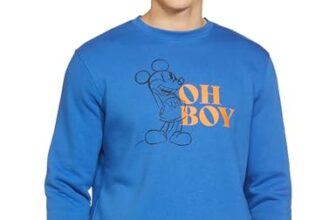 Amazon Brand – Symbol Men’s Cotton Blend Heavy Weight Round Neck Sweatshirt (Available in Marvel & Disney Graphics) (Regular Fit) (Lapis Blue_S)