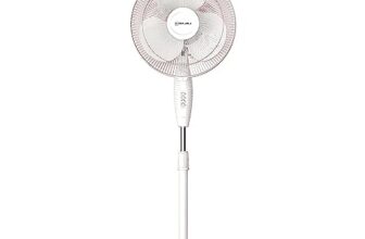 Bajaj Frore Neo 400 MM Oscillating Pedestal Fan For Home | Aerodynamically Balanced Blades | 100% Copper Motor | High Air Delivery | 3-Speed Control | Rust Free | 2 Yrs Warranty 【White】