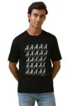 Allen Solly Mens T Shirt Black