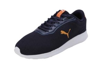 PUMA | Flyumph Men’s Sneakers | Navy-Bright Melon-White | 9UK