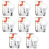 Orient Electric 9W High Glow LED bulb| 180-degree wide beam angle| Voltage surge protection up to 4 kV| 6500K, Cool White| B22d base| Made in India| Pack of 8
