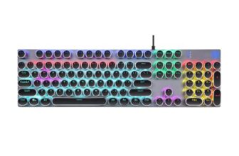 HP GK400Y Mechanical Gaming Keyboard/Light Sync Backlit/Auto-Sleep Mode/RGB Colour/Full-Size Mechanical Keyboard