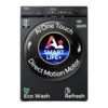 Haier Smart Choice 12 Kg AI Color Panel, One-Touch Smart Wash, Fabric Detection Fully Automatic Front Load Washing Machine with In-Built Heater,WI-FI, Black (HW120-DM14F9BKU1)