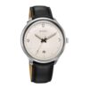 Titan Timeless Treasures Quartz Analog with Date White Dial Black Leather Strap Watch for Men – 10023SL05