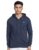 NEWPORT Men’s Cotton Blend Hooded and Crew Neck Sweatshirt (NPMEPSS20018G17002_Blue_M)