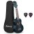 Juarez 53.34 cm (21″) Soprano Ukulele Kit, AQUILA Strings, Sapele Body, Rosewood Fingerboard, Matte Finish, with Bag and Picks, Blue (JRZ21UK/BL)