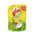 Vim Dishwash Liquid Gel Lemon Refill Pouch, 2 Ltr | Dishwash Gel Infused With The Power Of Lemons | Leaves No Residue
