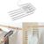 E-COSMOS (Pack of 1) 5 in 1 ABS Foldable Hangers for Clothes Hanging Multi-Layer Multi-Purpose Pant Hangers for Wardrobe Magic Foldable Hanger Clothes Hanger Multipurpose Hanger Organizer Steel